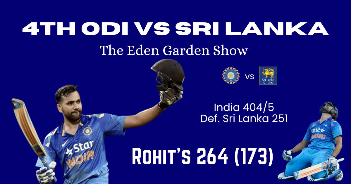 Rohit Sharma 264: Reliving the Highest Individual ODI Score in Cricket History