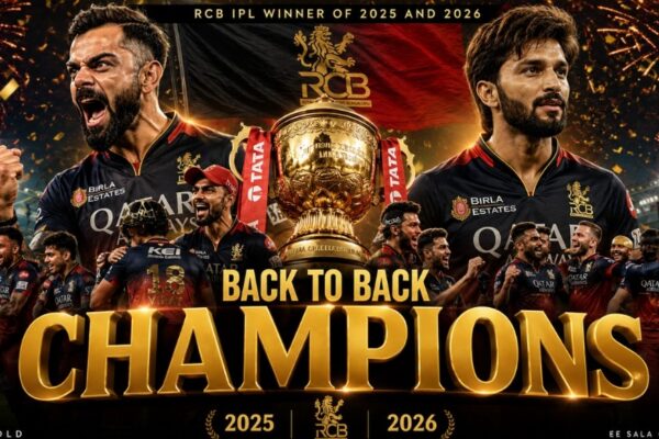 RCB vs GT IPL 2026 Final: Royal Challengers Bengaluru Win by 5 Wickets to Become Back-to-Back Champions