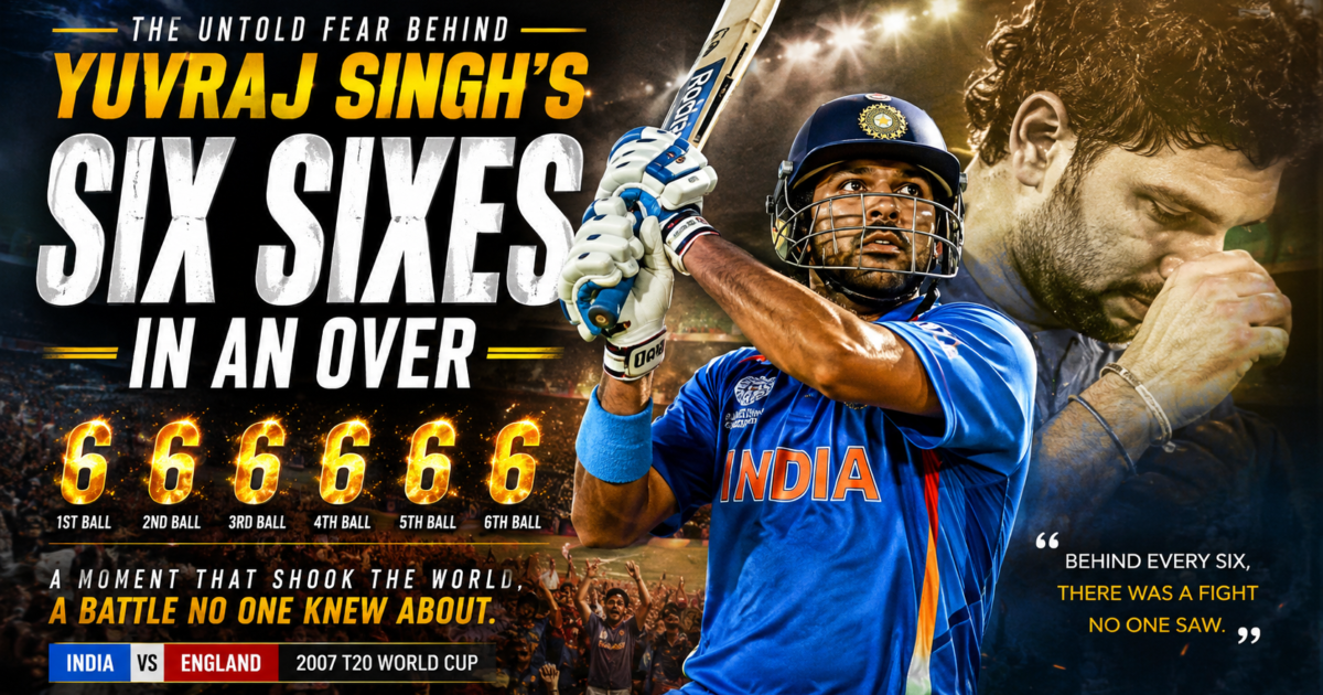 THE UNTOLD FEAR BEHIND YUVRAJ SINGH’S SIX SIXES