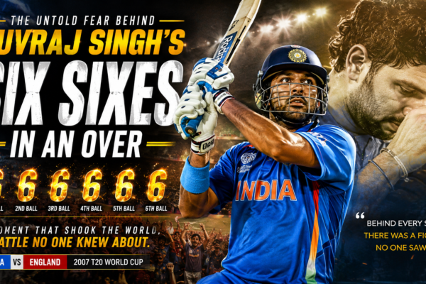 THE UNTOLD FEAR BEHIND YUVRAJ SINGH’S SIX SIXES