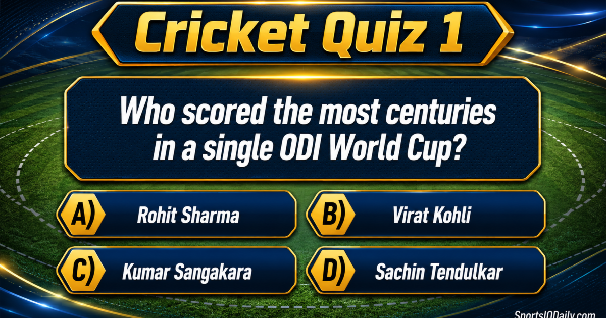 Cricket Quiz 1