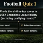 Who is the all-time top scorer in UEFA Champions League history (excluding qualifying rounds)?