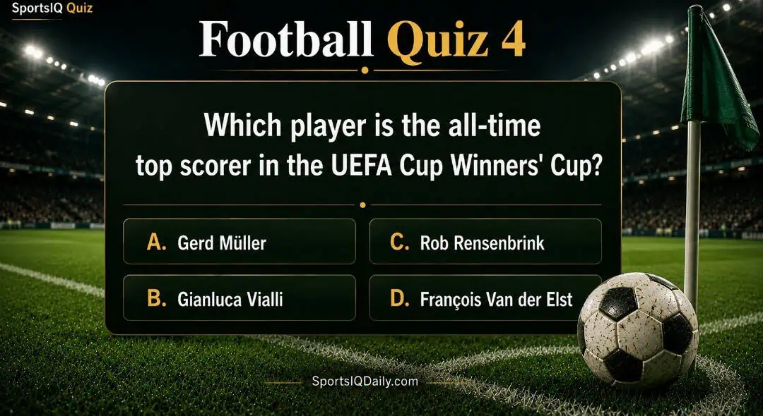 Which player is the all-time top scorer in the UEFA Cup Winners' Cup?