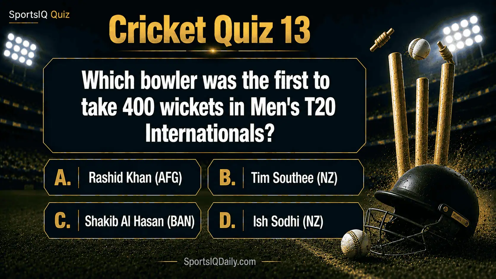 Which bowler was the first to take 400 wickets in Men's T20 Internationals?