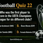 Who was the first player to score in the UEFA Champions League for six different clubs?