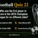 Who was the first player to score in the UEFA Champions League for six different clubs?