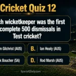 Which wicketkeeper was the first to complete 500 dismissals in Test cricket?