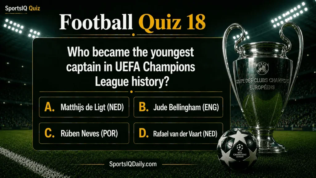 Who became the youngest captain in UEFA Champions League history?