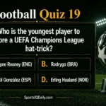 Who is the youngest player to score a UEFA Champions League hat-trick?