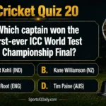 Which captain won the first-ever ICC World Test Championship Final?