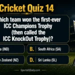 Which team won the first-ever ICC Champions Trophy (then called the ICC KnockOut Trophy)?